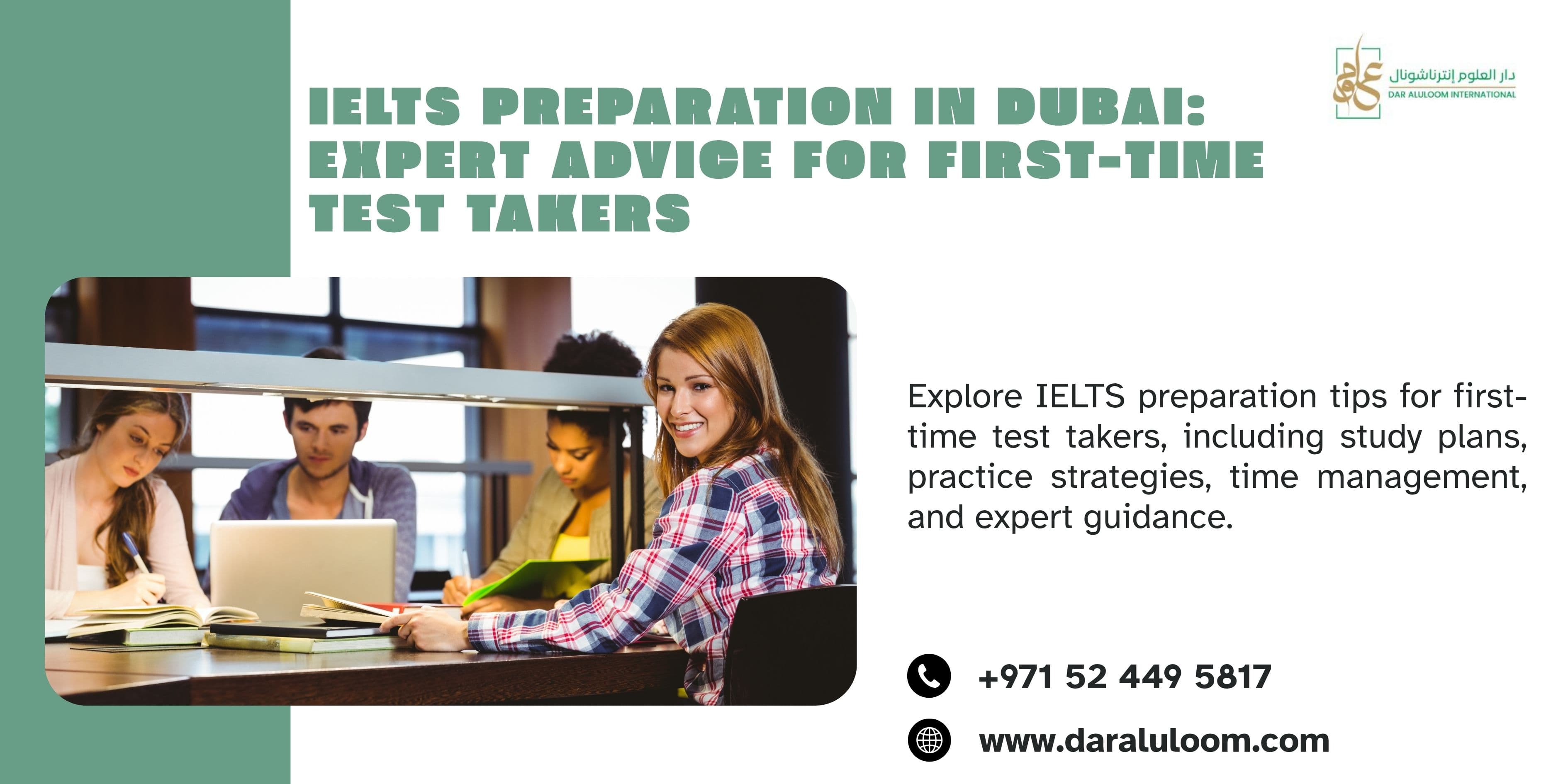 IELTS Preparation in Dubai: Expert Advice for First-Time Test Takers